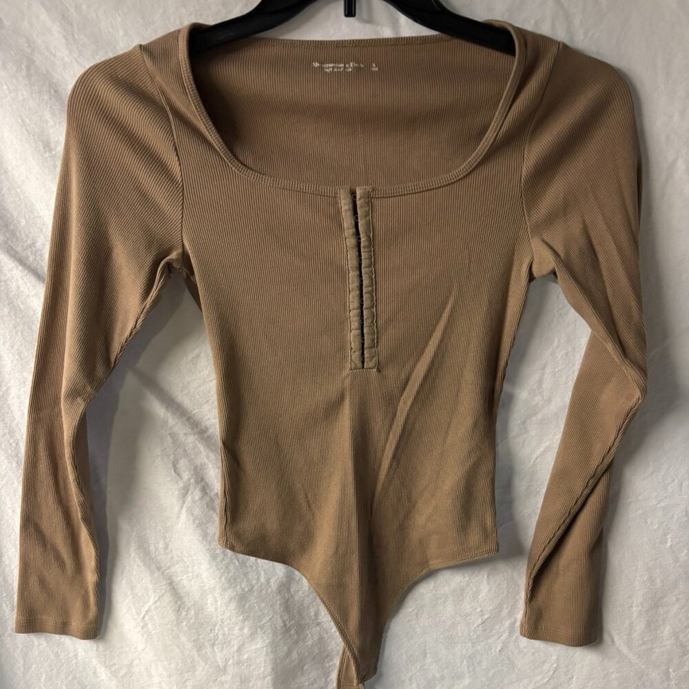 Abercrombie & Fitch Women's Brown Bodysuit-SZ-S